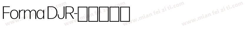 Forma DJR字体转换